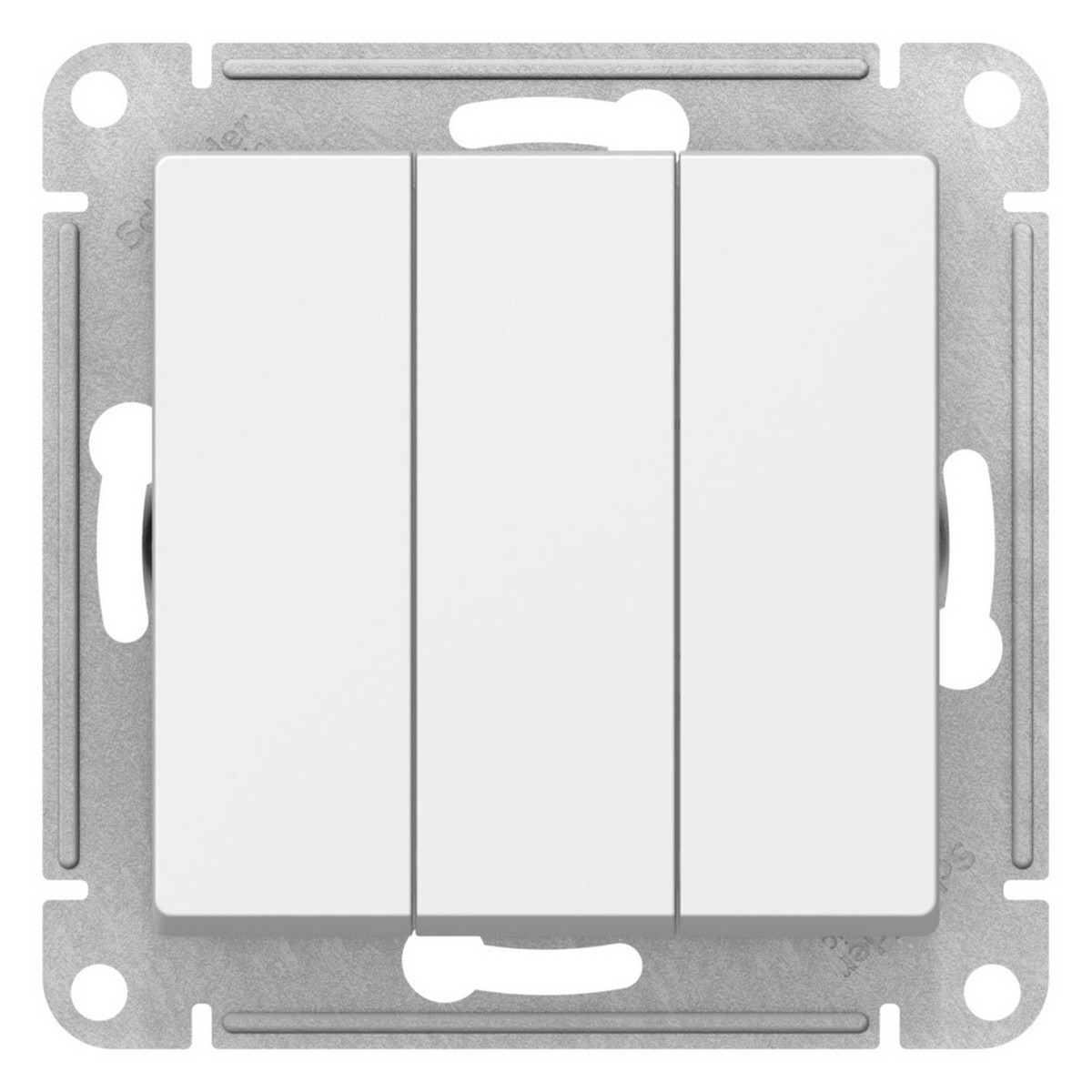 Выключатель Systeme Electric AtlasDesign Лотос 3-клавишный, ATN001331