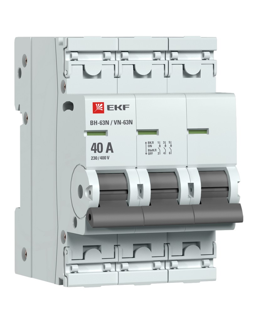 EKF Выключатель нагрузки EKF PROxima 3P 40А ВН-63N S63340 