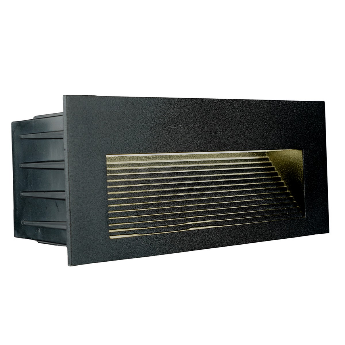 Уличные настенные светильники Светодиодный светильник Feron LN012-1 встраиваемый 5W 4000K IP65 черный 51956 