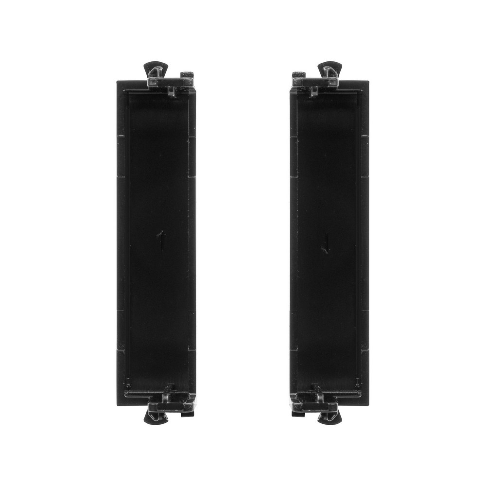 DKC Avanti механизмы Черный квадрат Комплект модульных заглушек DKC Avanti "Черный квадрат" 0 5 модуля 2штуки 4402995