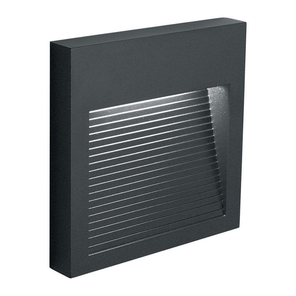 Встраиваемые светодиодные светильники Светодиодный светильник для лестницы Feron DH204 5W 4000K IP65 серый 41177