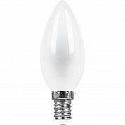 E14 Лампа светодиодная Feron LB-713 Свеча матовая E14 11W 2700K 38005 