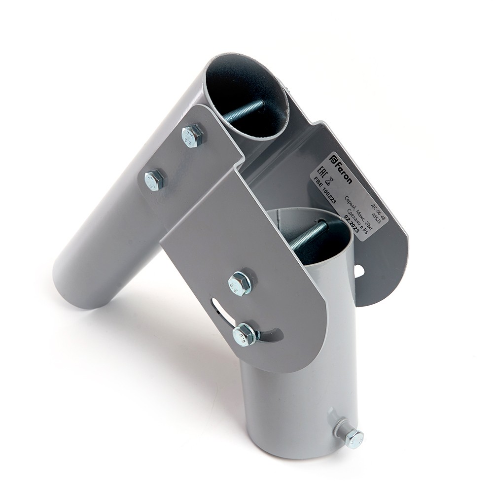 Консольные уличные светодиодные светильники на столб Кронштейн для уличных (консольных) светильников посадочный 48мм ДС-06-48 48523 