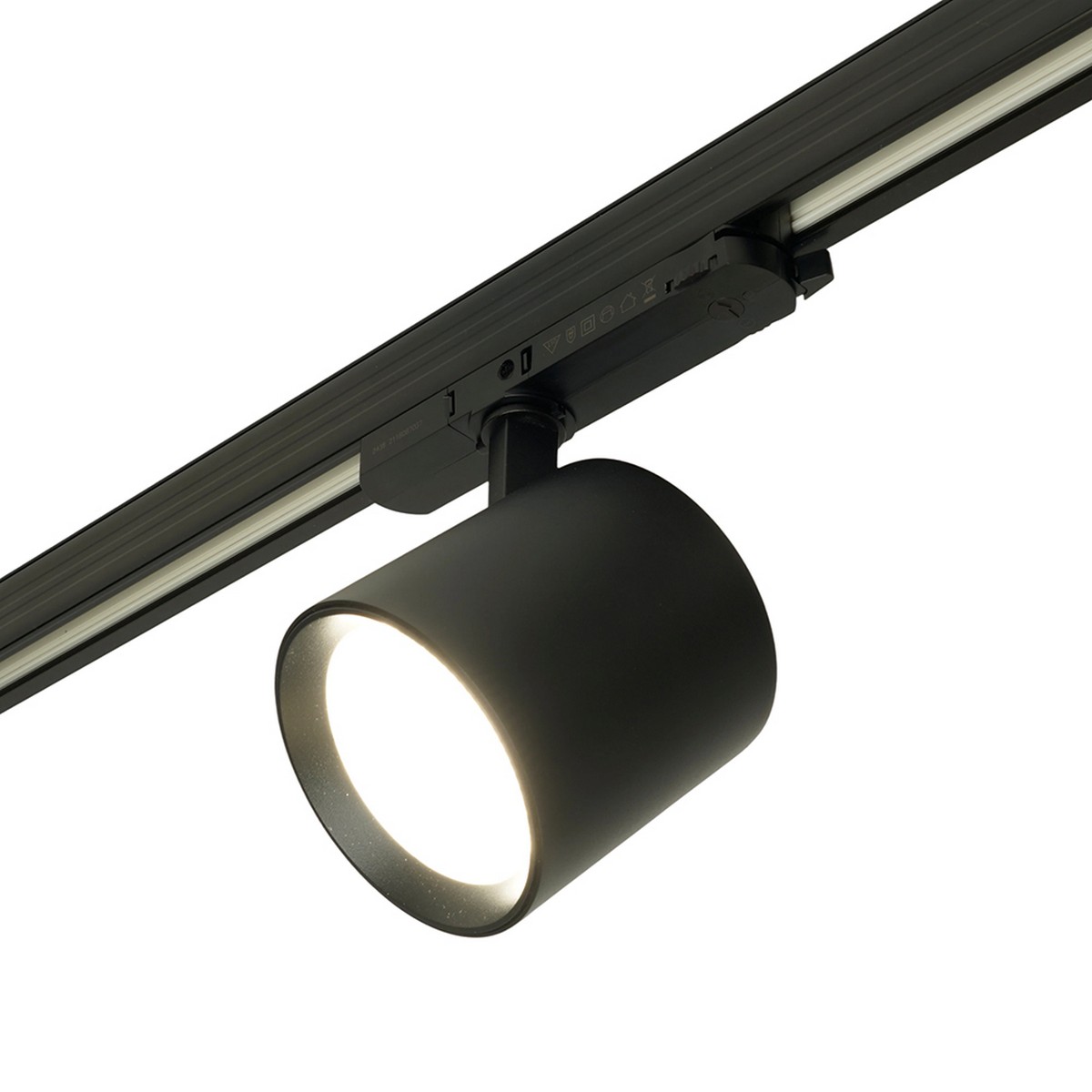 Трековые светодиодные светильники Светодиодный светильник Feron TR Reflex трековый 40W 4000К, 36 градусов, черный, 3х фазный с функцией выбора мощности 52059 