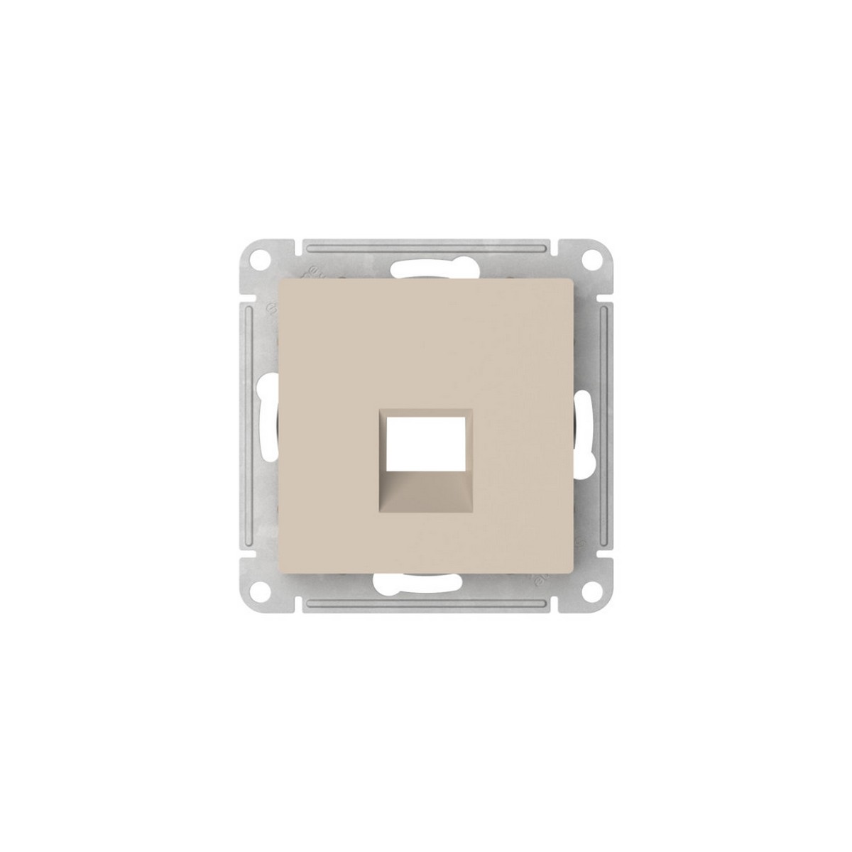 AtlasDesign Песочный Накладка Systeme Electric AtlasDesign Песочный для информационных функций Keystone