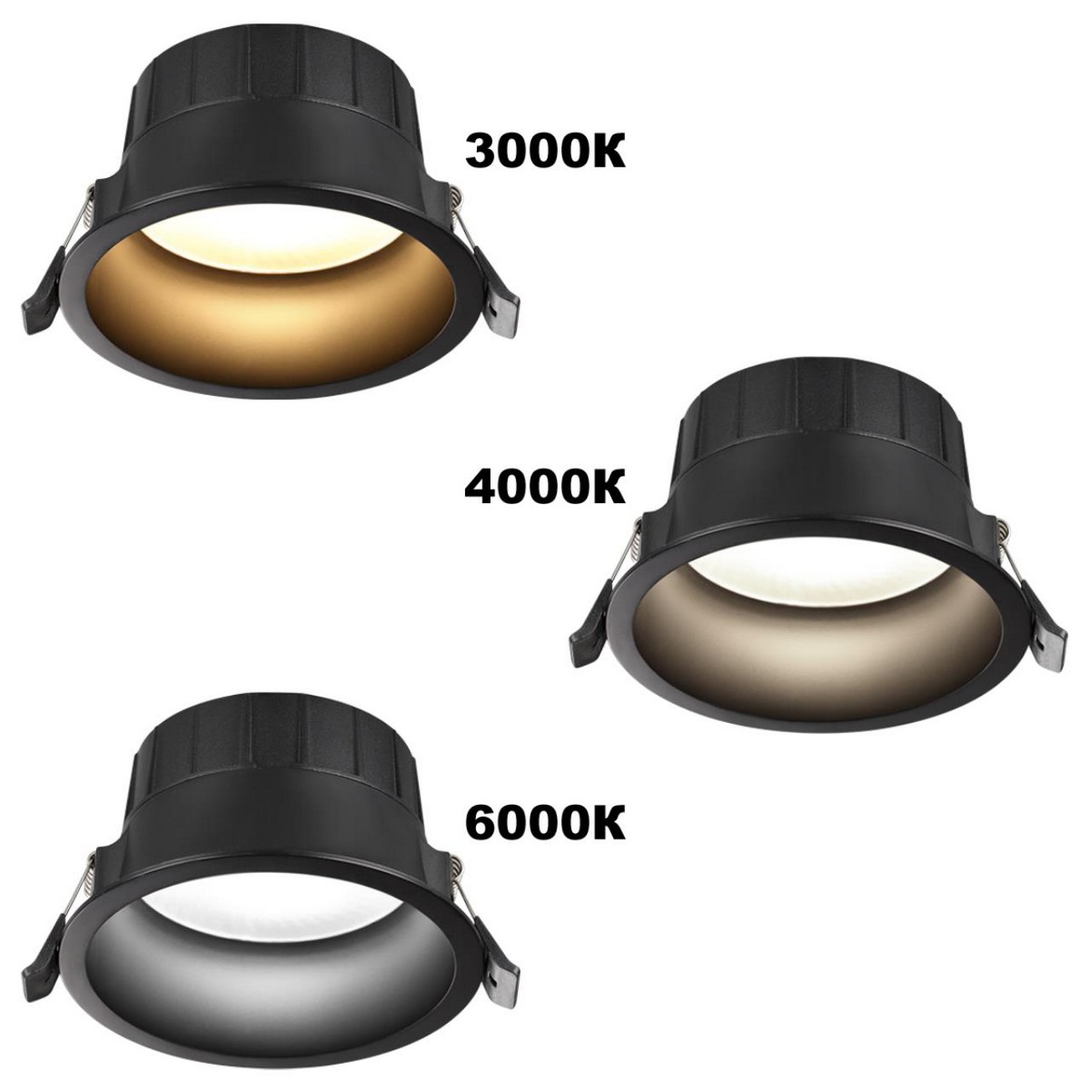 Встраиваемые светодиодные светильники Встраиваемый светодиодный светильник с переключателем цветовой температуры NOVOTECH 359552 CLARA 