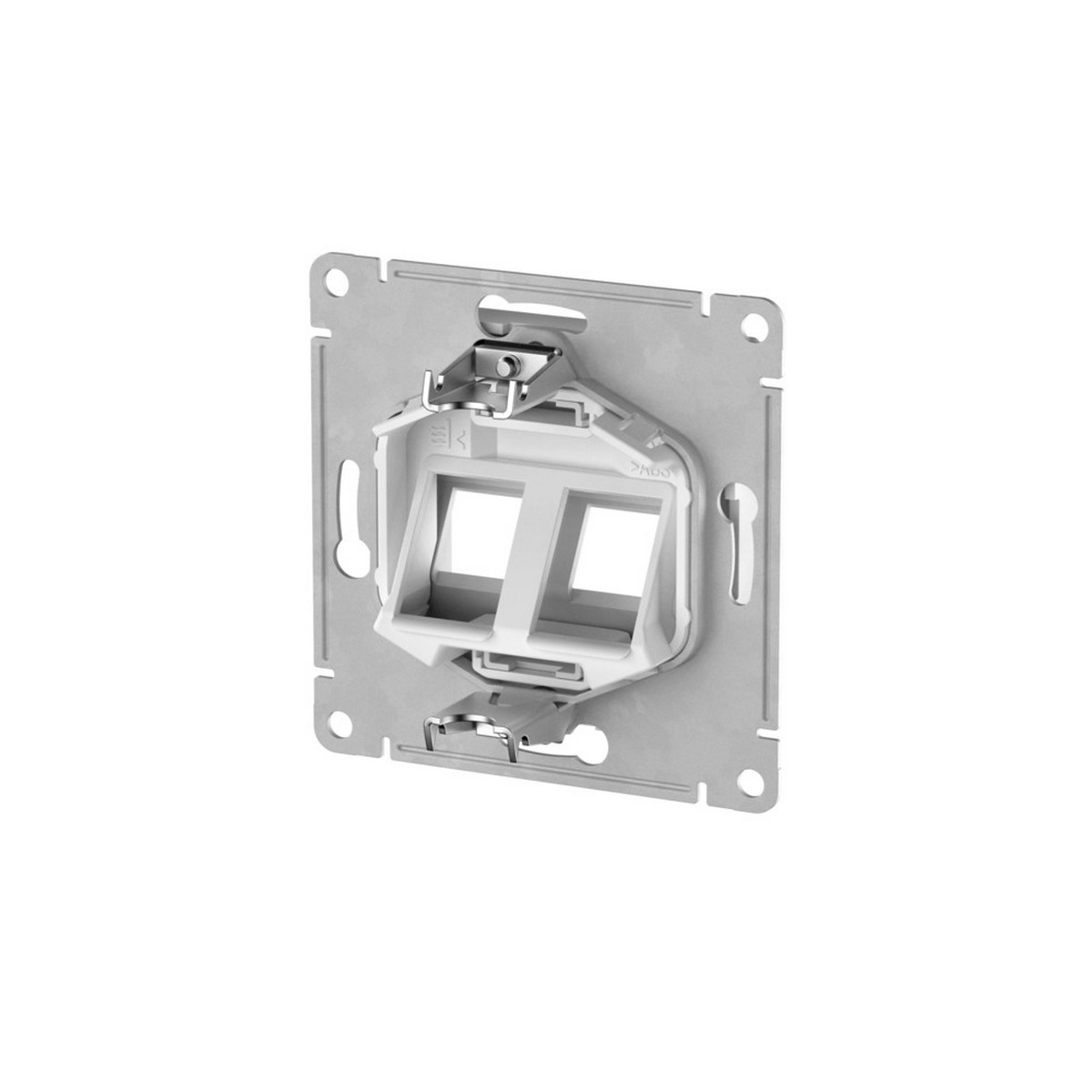 AtlasDesign Карбон Накладка Systeme Electric AtlasDesign Карбон двойная для информационных функций Keystone