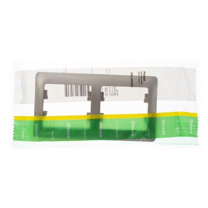 Glossa Титан Рамка Systeme Electric Glossa Титан 2-я, горизонтальная GSL000402