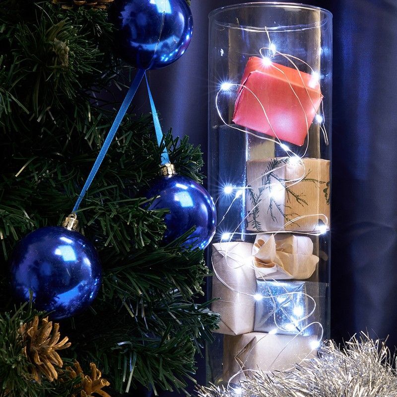 Гирлянда линейная Feron CL576 Роса статичная 10м USB 5000K 48187