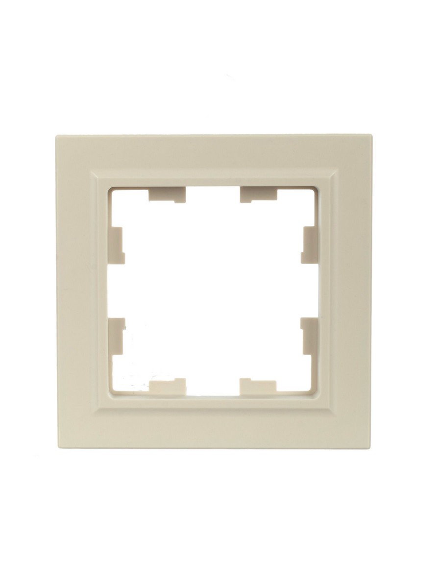 IEK Brite Рамки Рамка IEK BRITE 1-местная РУ-1-БрКр бежевый BR-M12-K10