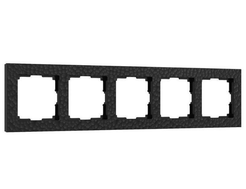 Рамки Werkel Hammer Рамка Werkel на 5 постов Hammer (черный) W0052408