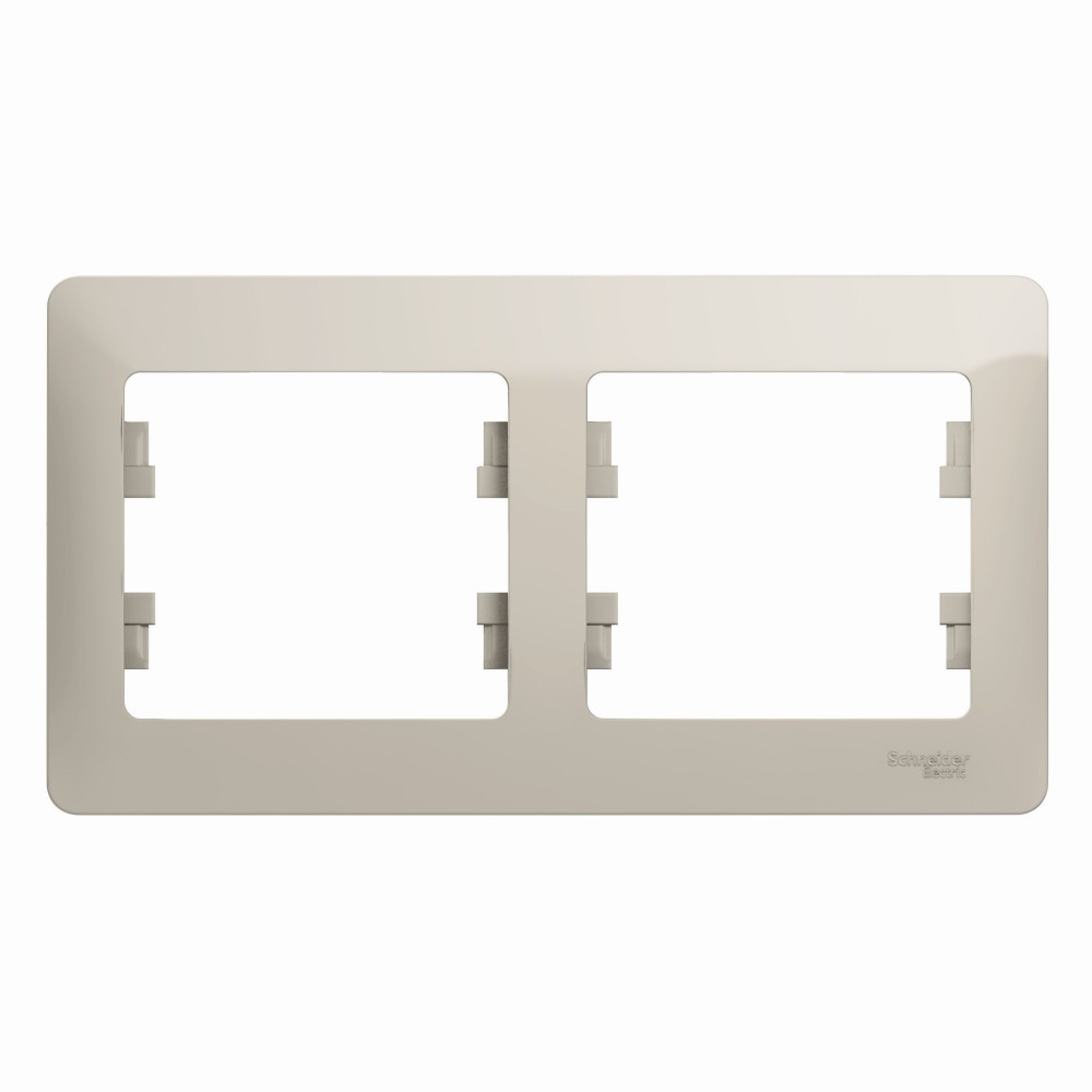 Glossa Молочный Рамка Systeme Electric Glossa Молочная 2-ая горизонтальная GSL000902