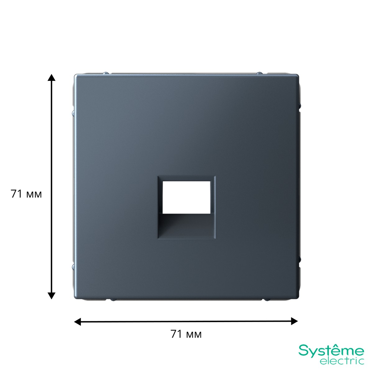 ArtGallery Грифель Накладка Systeme Electric ArtGallery Грифель для информационных функций типа Keystone GAL000784