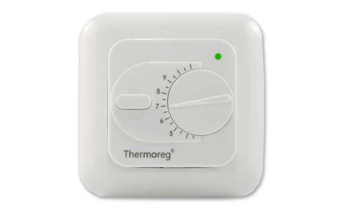 Терморегуляторы для теплого пола Терморегулятор Thermoreg TI-200 полярный белый
