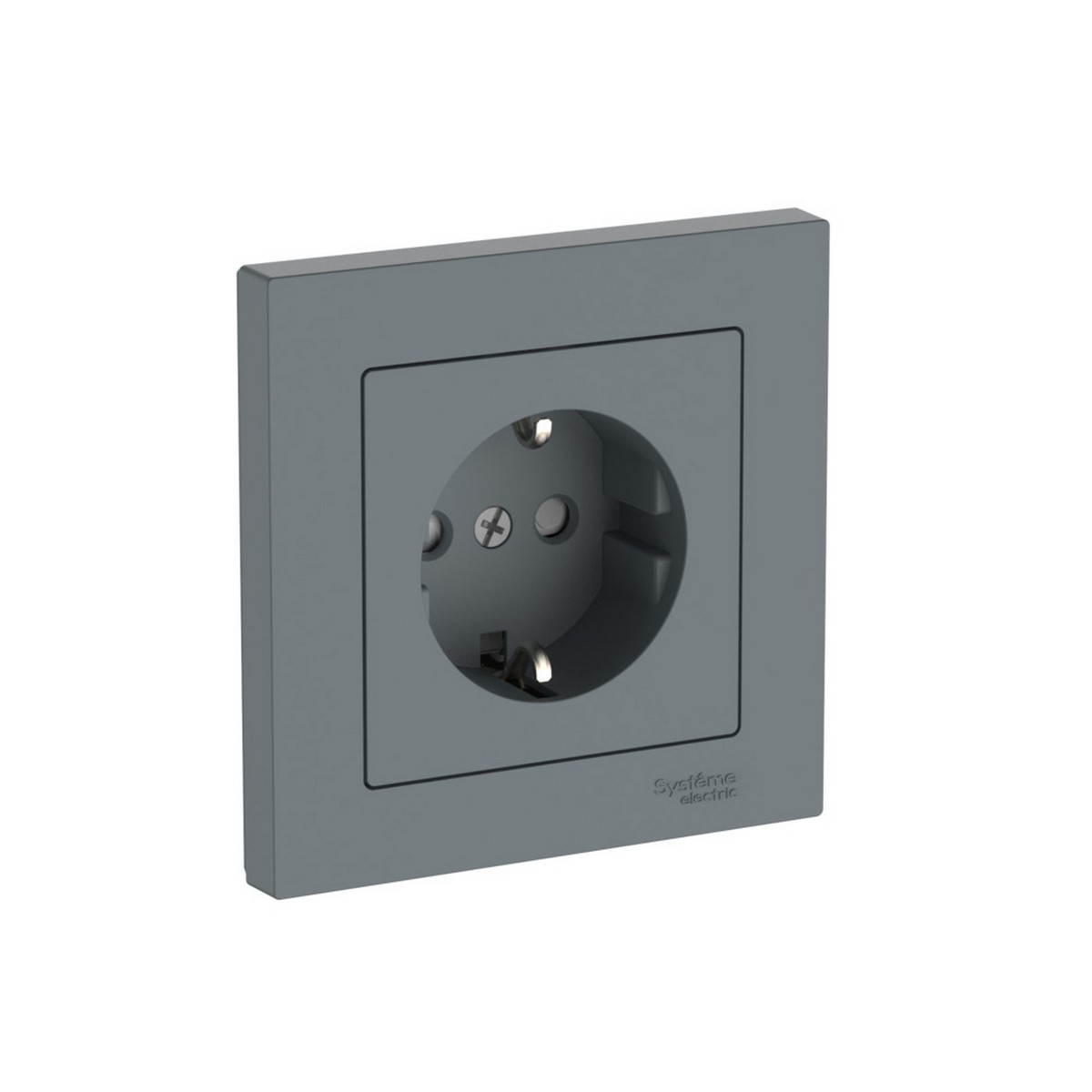 AtlasDesign Грифель Розетка SE AtlasDesign Грифель с заземлением со шторками в сборе быстрозажим. клем. ATN000744S