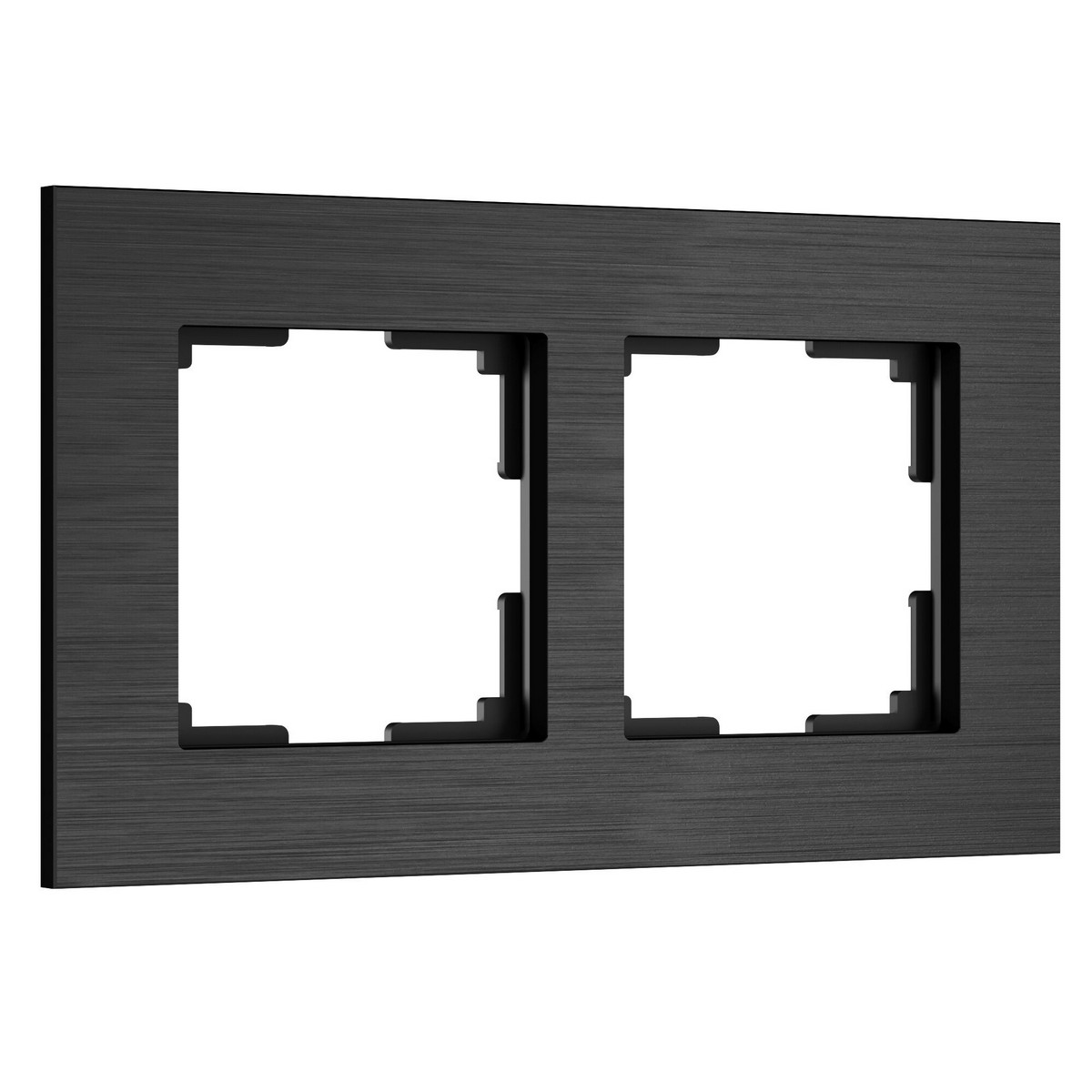 Рамки Werkel Alumax Рамка Werkel на 2 поста AluMax (черный алюминий) W0023508 a066330