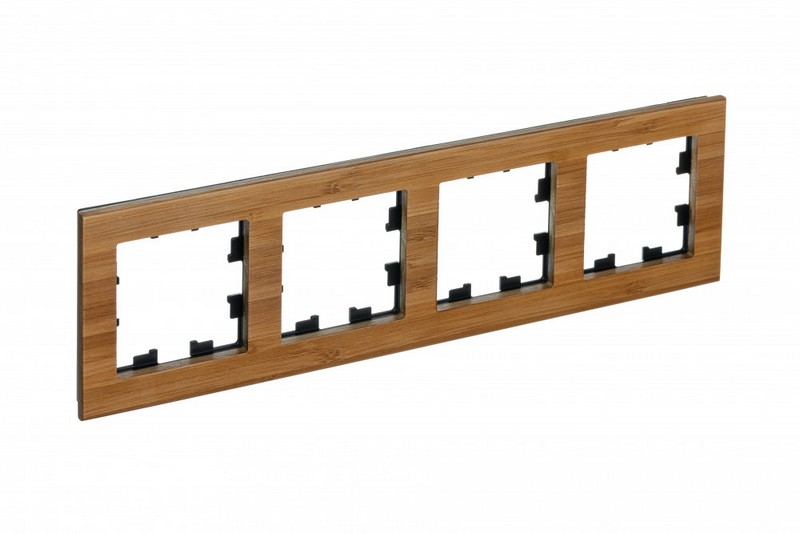AtlasDesign Рамки Nature Рамка Systeme Electric AtlasDesign Nature Дерево бамбук 4-ая ATN353204
