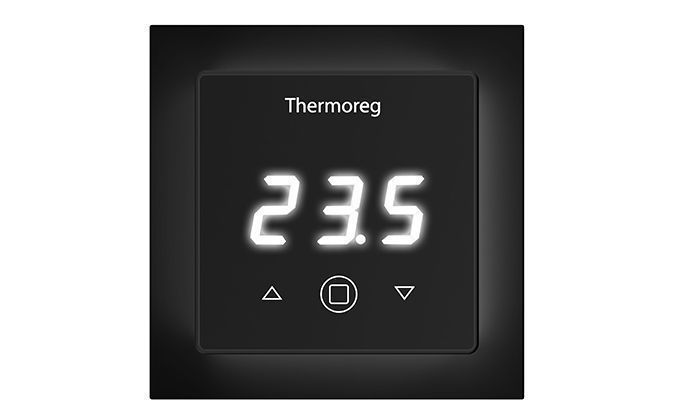 Терморегуляторы для теплого пола Терморегулятор Thermoreg TI-300 черный