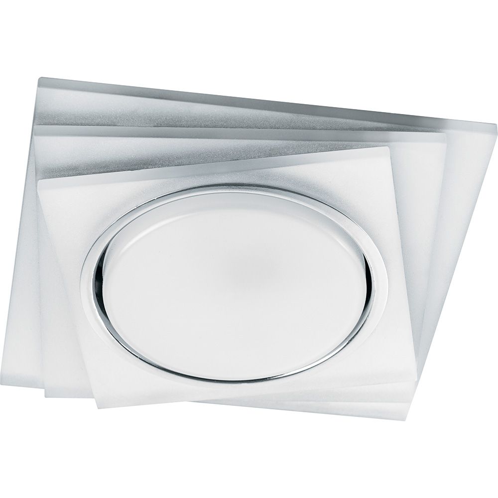 Встраиваемые светодиодные светильники Светильник встраиваемый Feron CD5023 с белой LED подсветкой GX53 прозрачный 40521