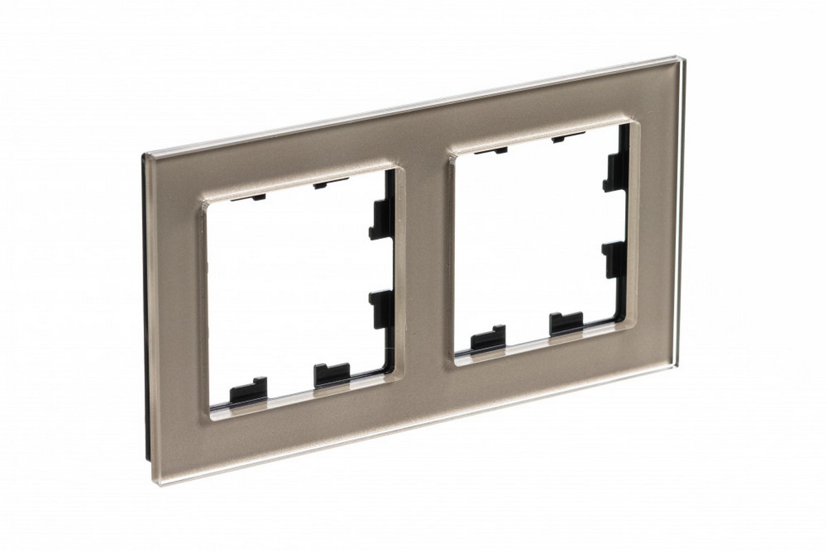 AtlasDesign Рамки Nature Рамка Systeme Electric AtlasDesign Nature Стекло шампань 2-ая ATN320502