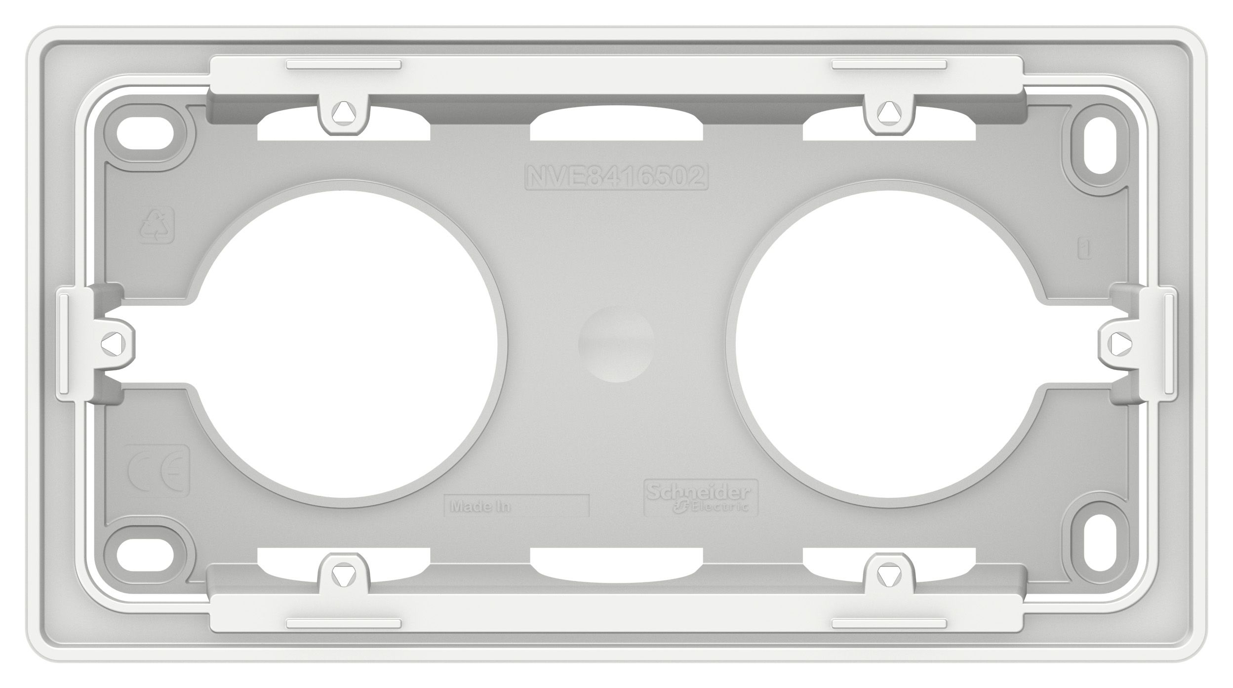 Розетки и выключатели Unica NEW бежевый Коробка для открытой установки Unica New Бежевый 2-ая NU800418