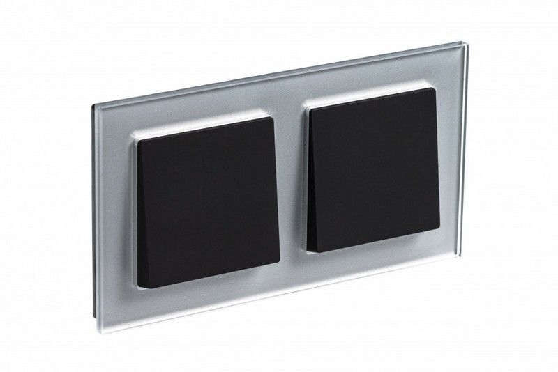 AtlasDesign Рамки Nature Рамка Systeme Electric AtlasDesign Nature Стекло алюминий 2-ая ATN320302