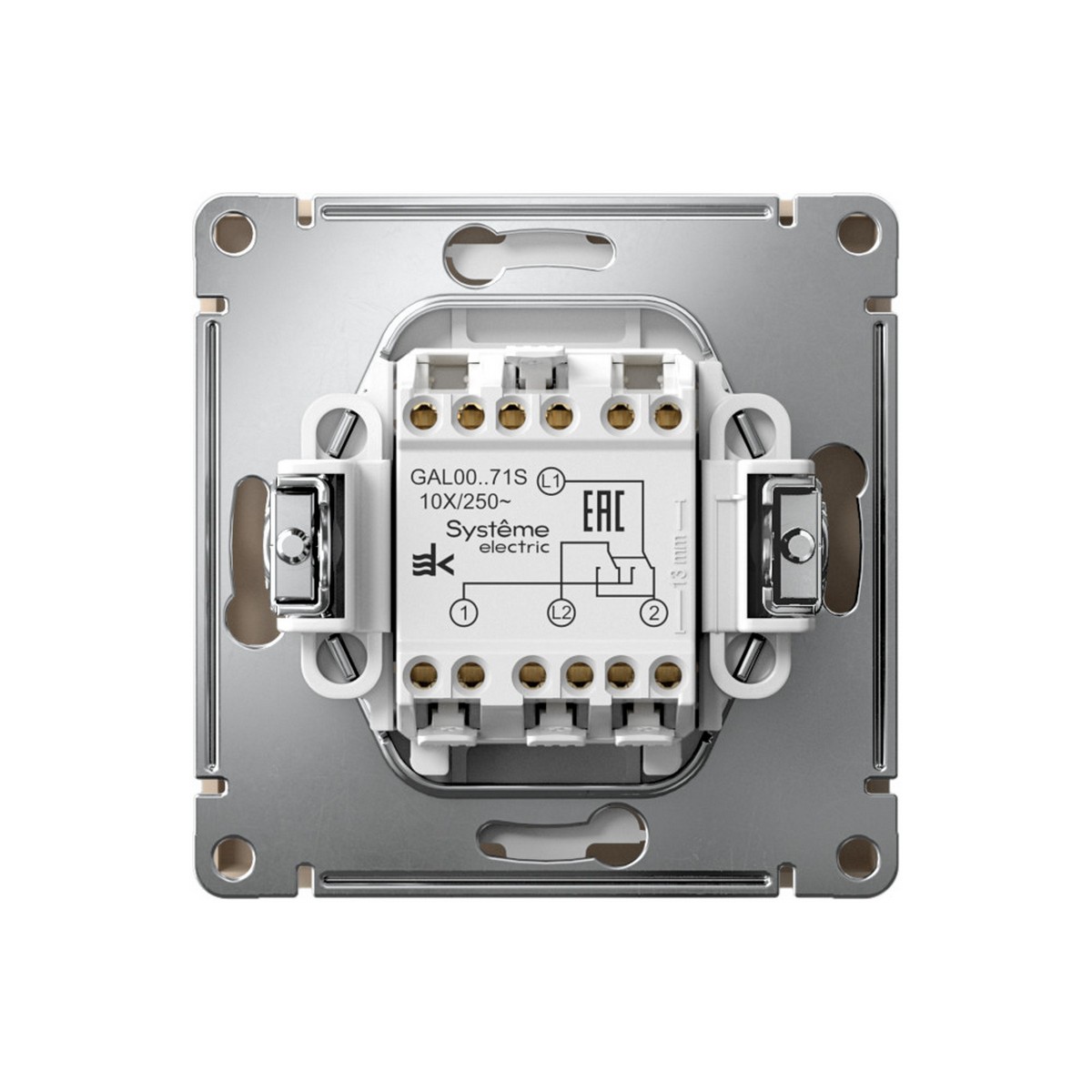 ArtGallery Песочный Переключатель SE ArtGallery Песочный перекрестный быстрозажим. клем. GAL001271S