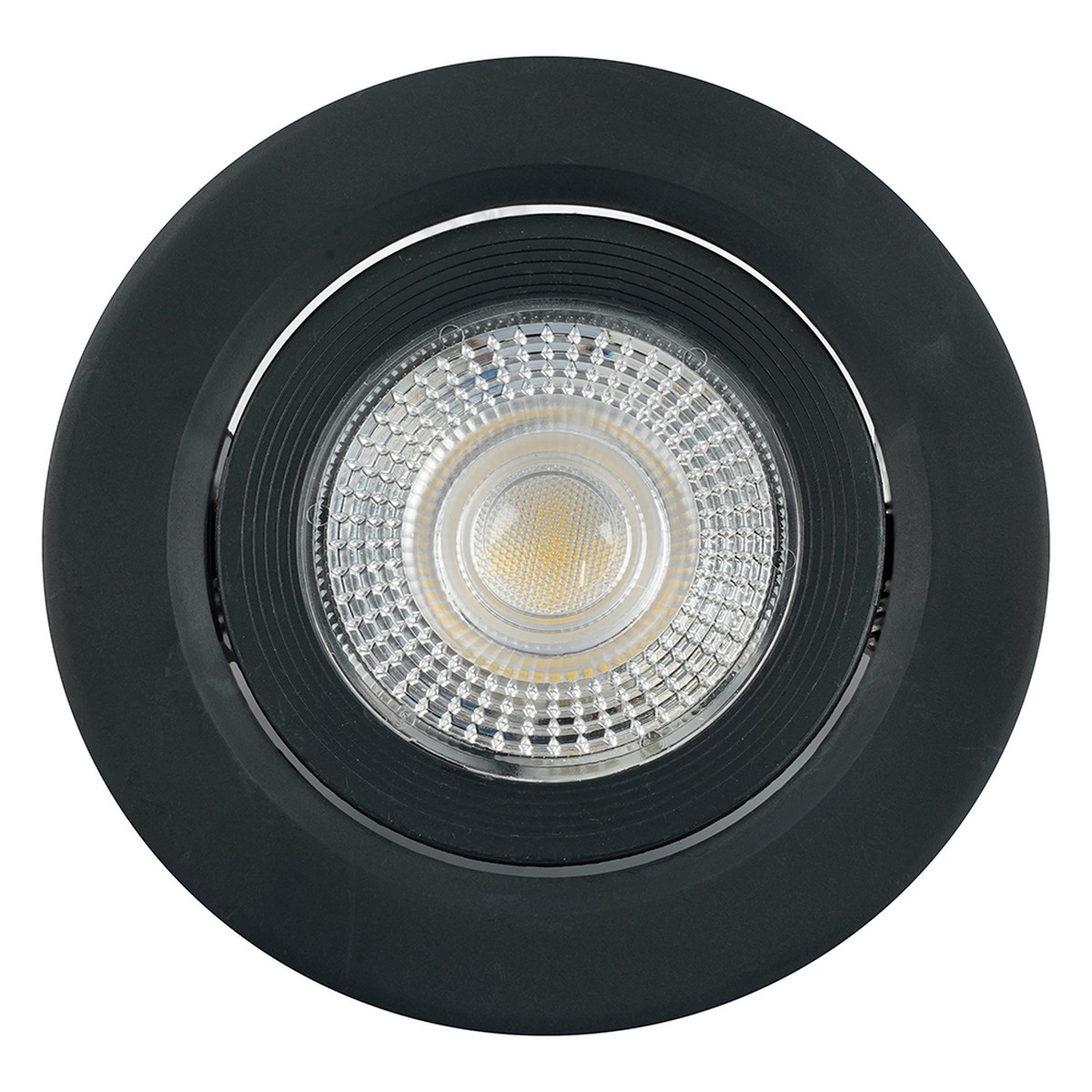 Встраиваемые светодиодные светильники Светодиодный светильник Feron.ONE AL540 встраиваемый 7W 4000K черный "круг" 52050