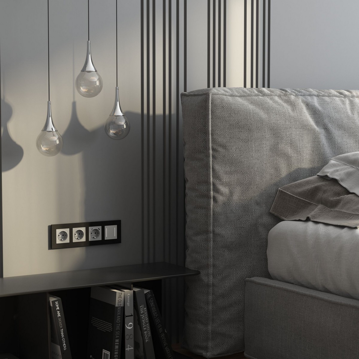 Рамки Werkel Alumax Рамка Werkel на 4 поста AluMax (черный алюминий) W0043508 a066332