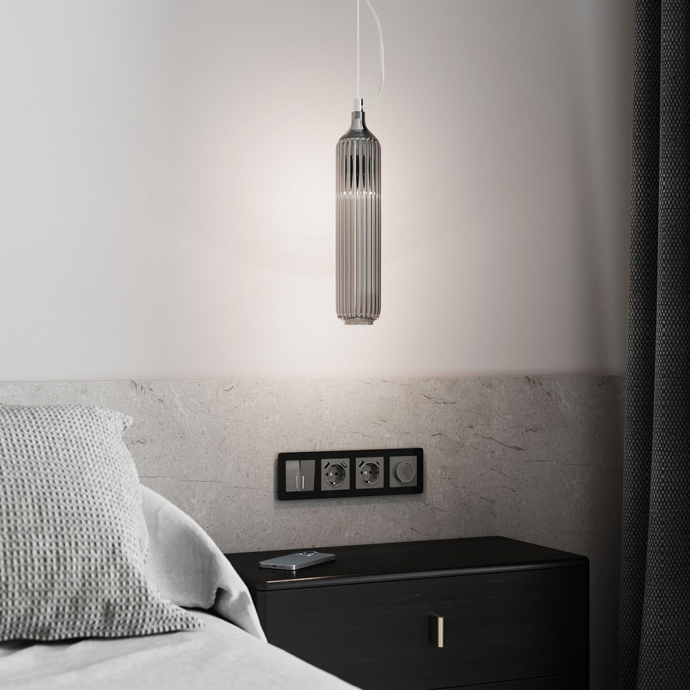 Werkel Графит акрил Накладка Werkel для розетки USB (графит акрил) W11795440