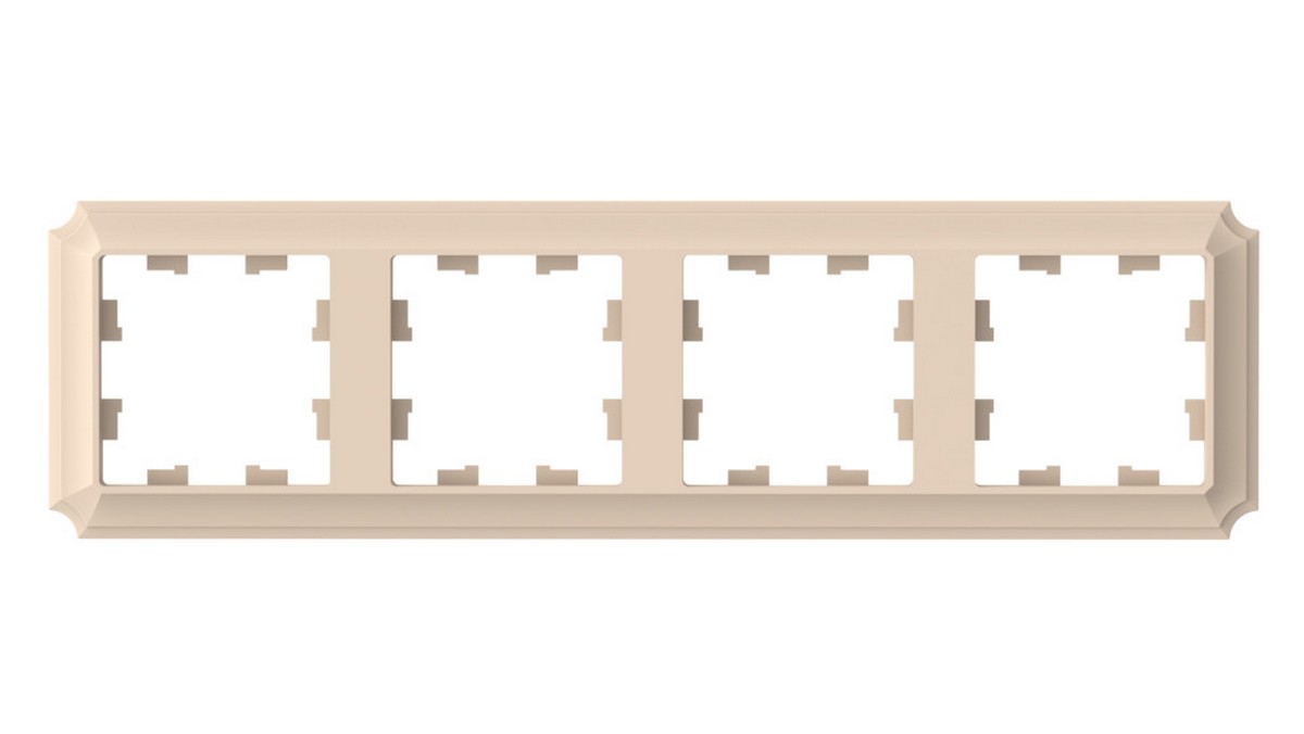 AtlasDesign Рамки Antique Рамка Systeme Electric AtlasDesign Antique Песочный 4-ая, универсальная ATN101204