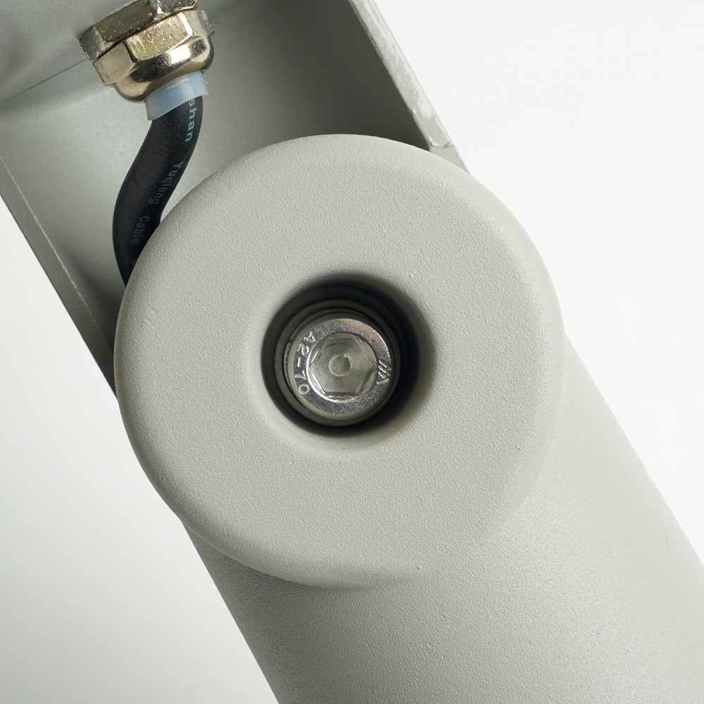 Консольные уличные светодиодные светильники на столб Светодиодный уличный консольный светильник Feron SP3060 80W 6400K 100-265V/50Hz, серый 48686 