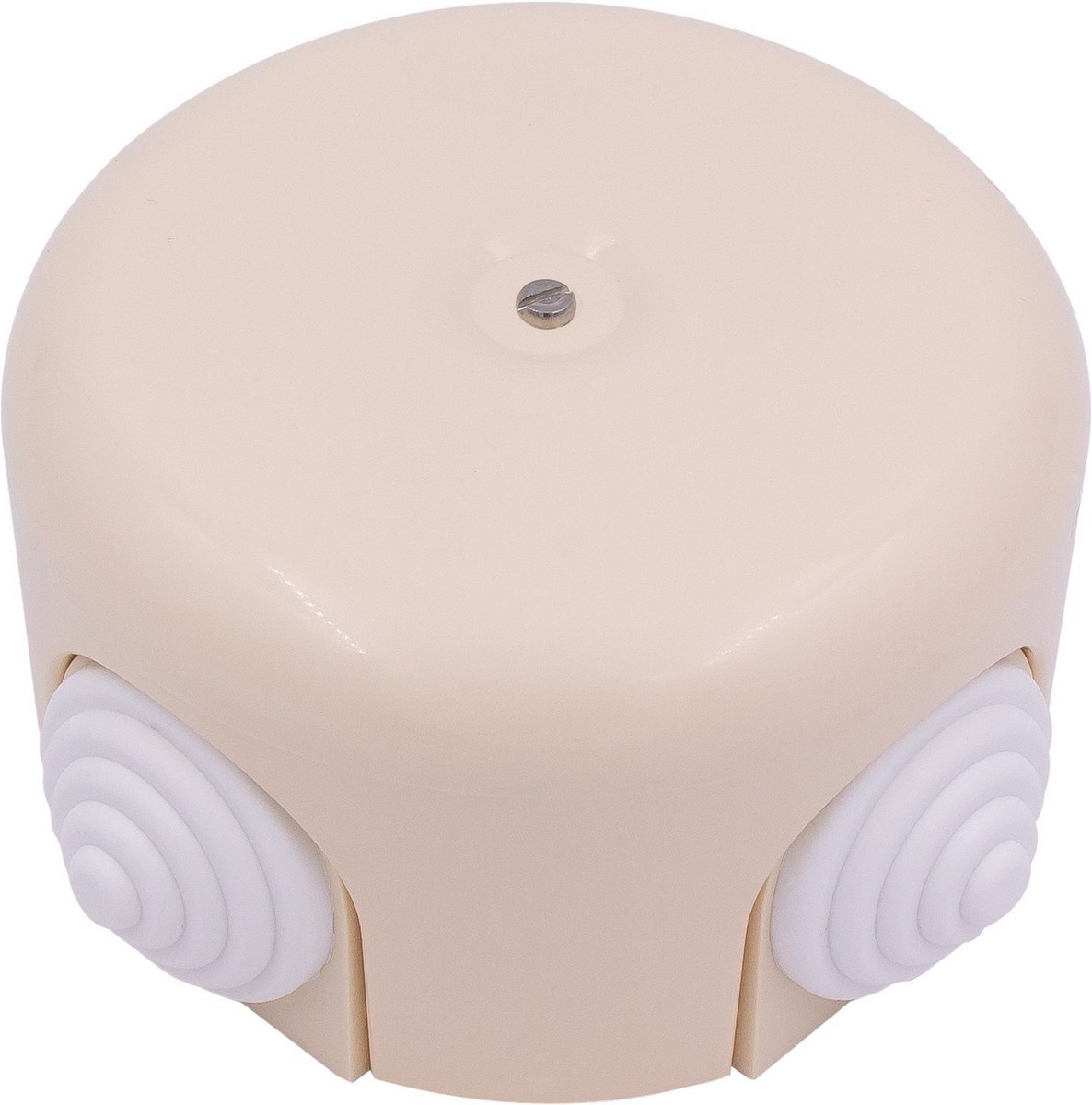 Bironi Лизетта - Ретро розетки и выключатели Распределительная коробка BIRONI Лизетта Пластик Песочное золото 78*30мм B1-521-24-K