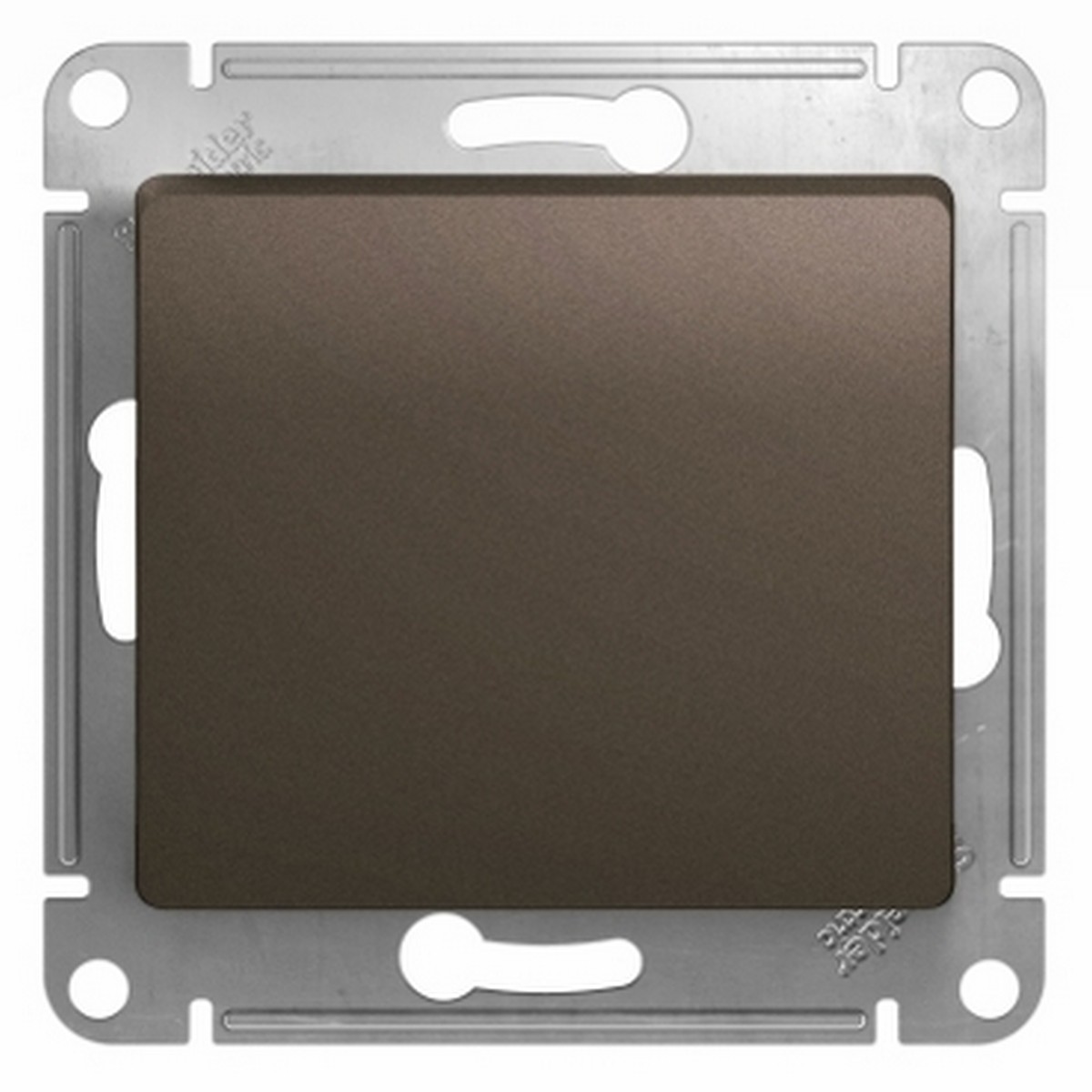 Glossa Шоколад Выключатель Systeme Electric Glossa Шоколад 1-клавишный сх.1, 10AX механизм GSL000811
