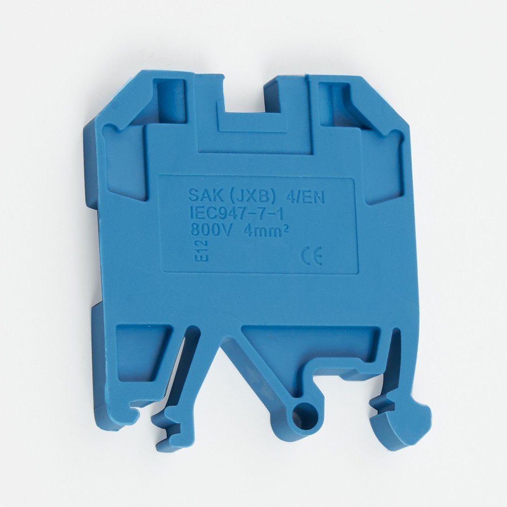 Комплектующие для щитов Зажим наборный изолированный (винтовой) ЗНИ - 4,0 (JXB4), синий, STEKKER, LD551-2-40 39359 