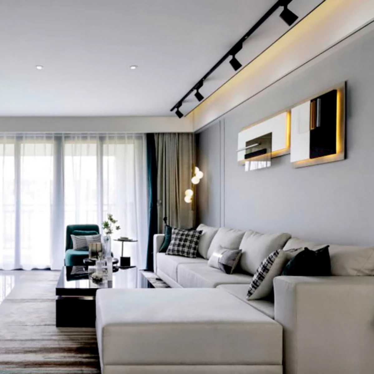 Трековые светодиодные светильники Светильник Feron AL182 трековый на шинопровод GU10 белый 48937 