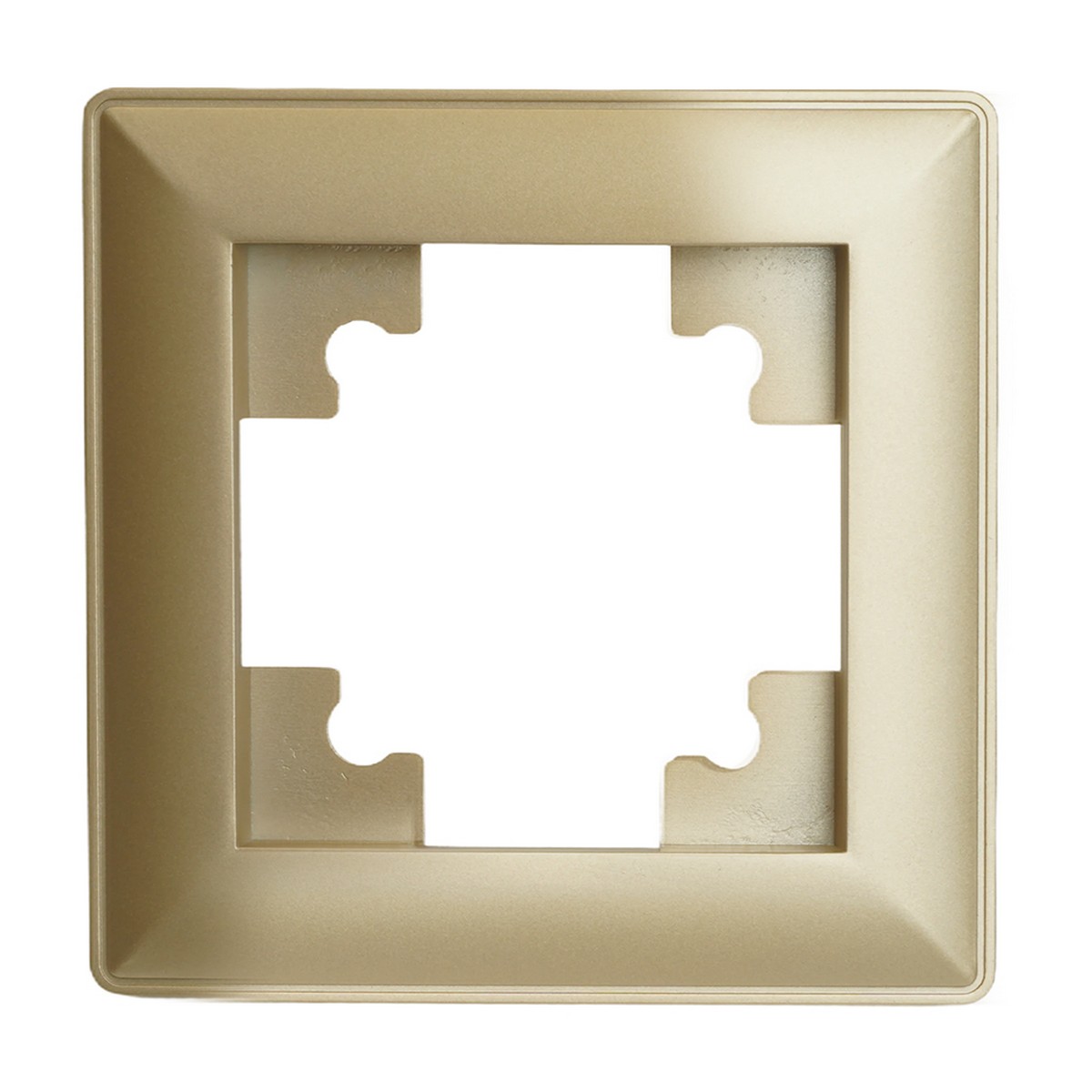 Катрин - Розетки и выключатели Stekker Рамка STEKKER 1-местная Катрин пластик золото PFR00-7001-08 49606