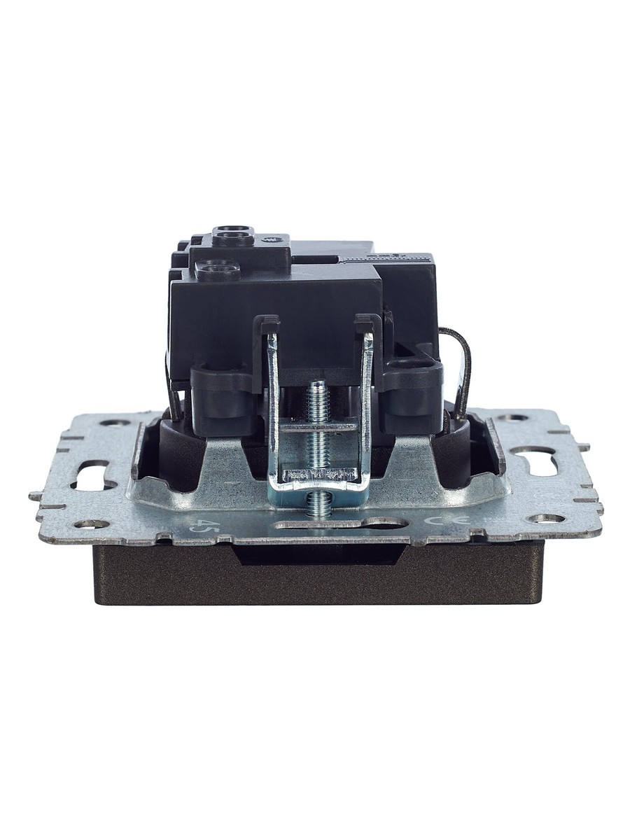 IEK Brite Бронза Розетка IEK BRITE с/з без шторок 16А РС11-1-0-БрТБ темная бронза BR-R11-16-K45