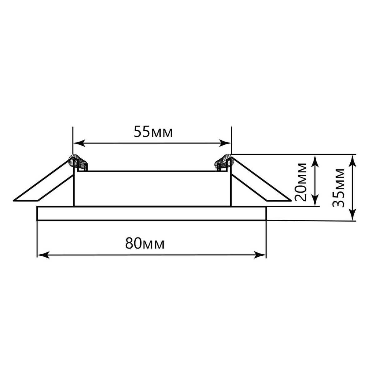 Встраиваемые светодиодные светильники Светодиодный светильник Feron AL600 встраиваемый 7W 4000K белый 28905 