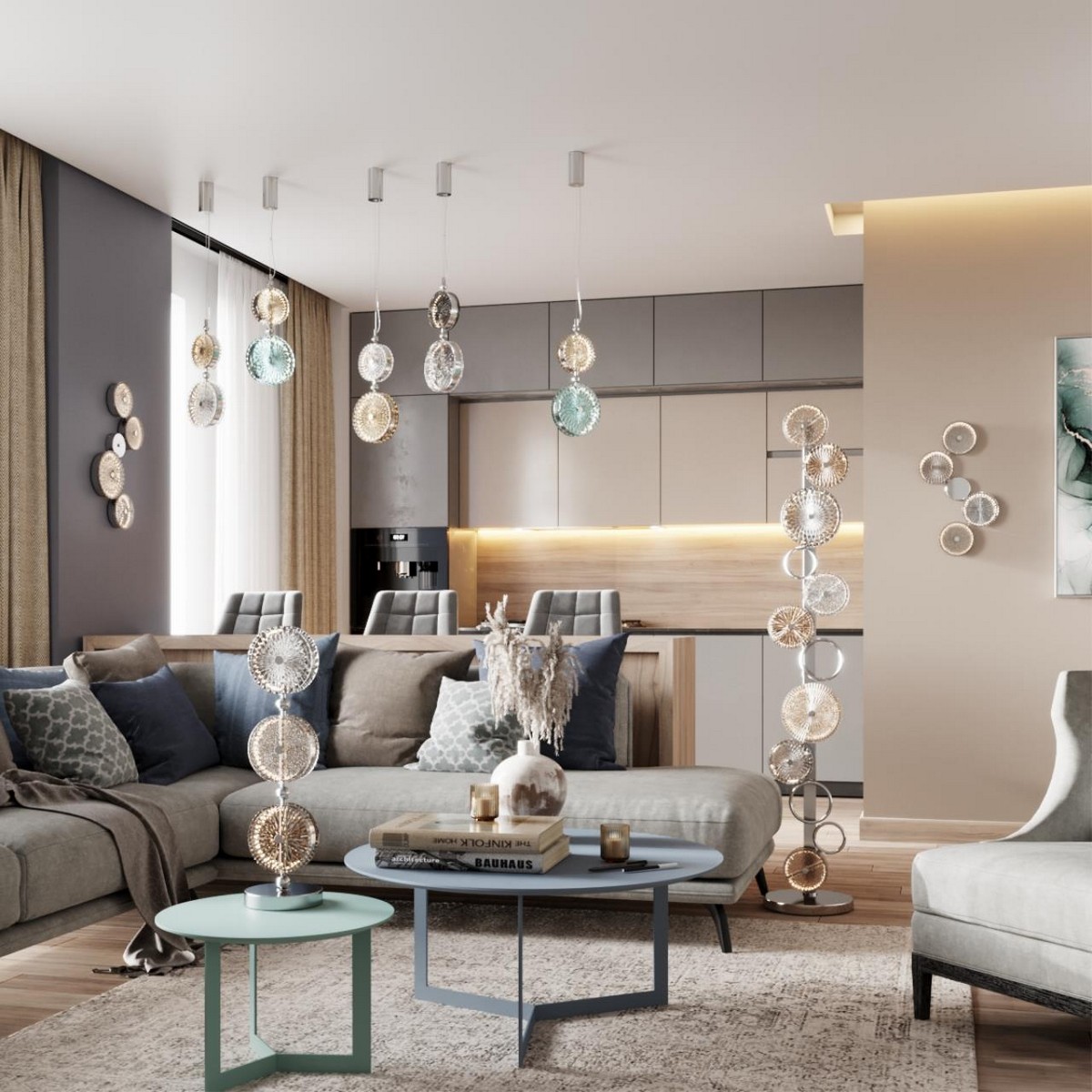 Подвес ODEON LIGHT 5416/13LD CARAMELLA