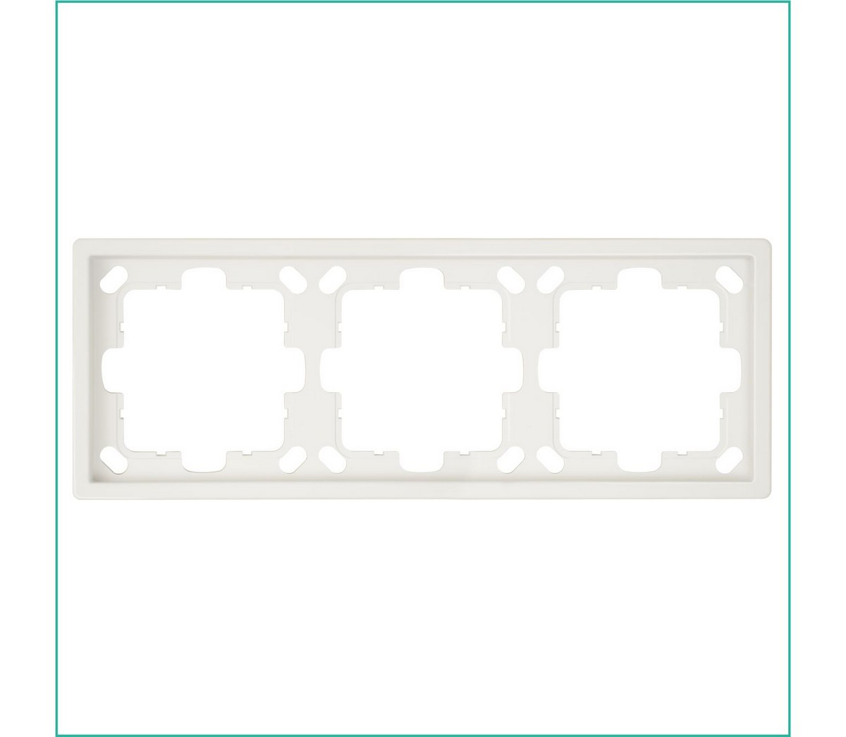 JASMART FD - розетки и выключатели Рамка JASMART FD 3-постовая Сахара 1003SH