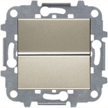 Механизмы ABB Zenit Шампань Выключатель одноклавишный 16А ABB ZENIT (шампань)