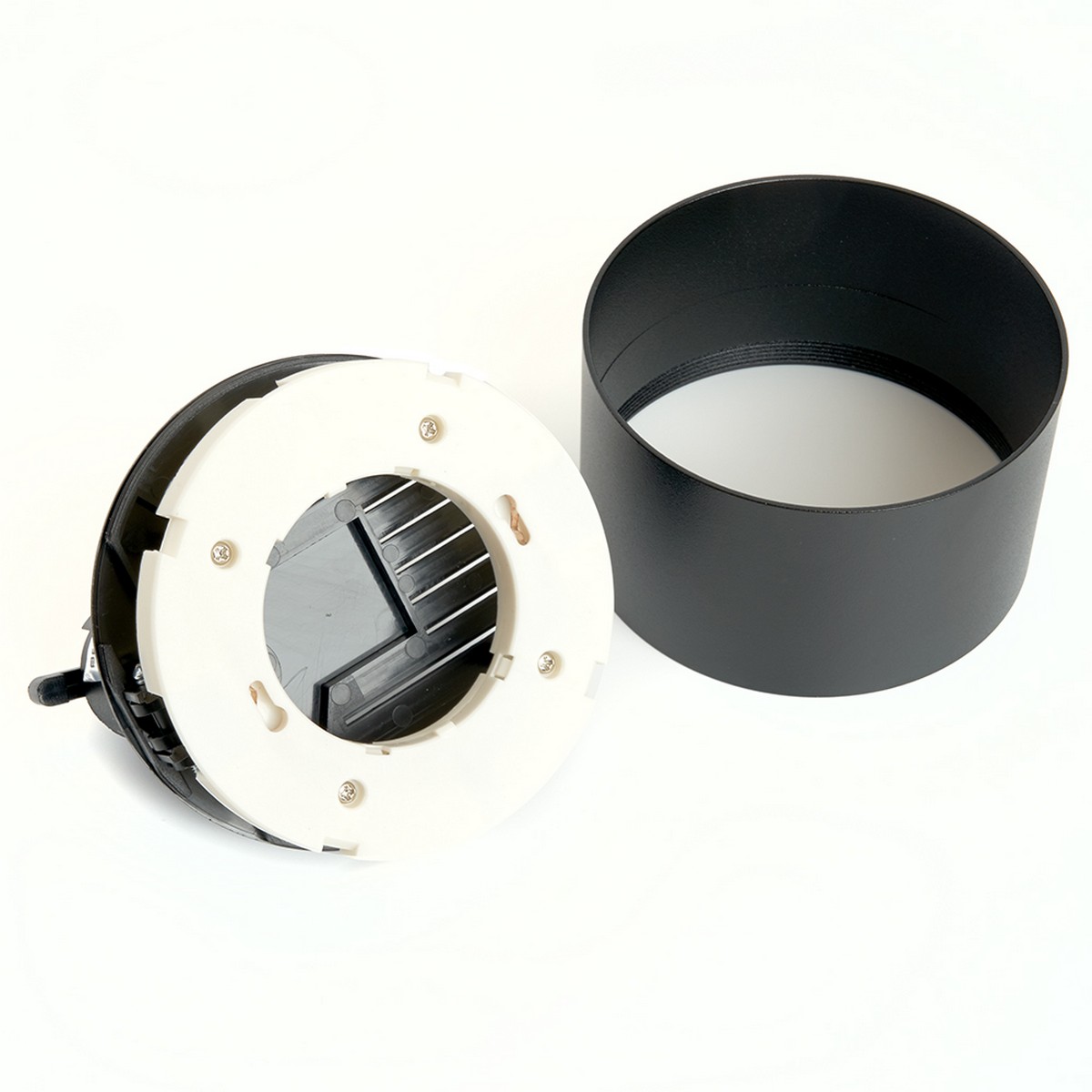 Трековые светодиодные светильники Светильник Feron AL166 трековый на шинопровод под лампу GX70 черный 48545 