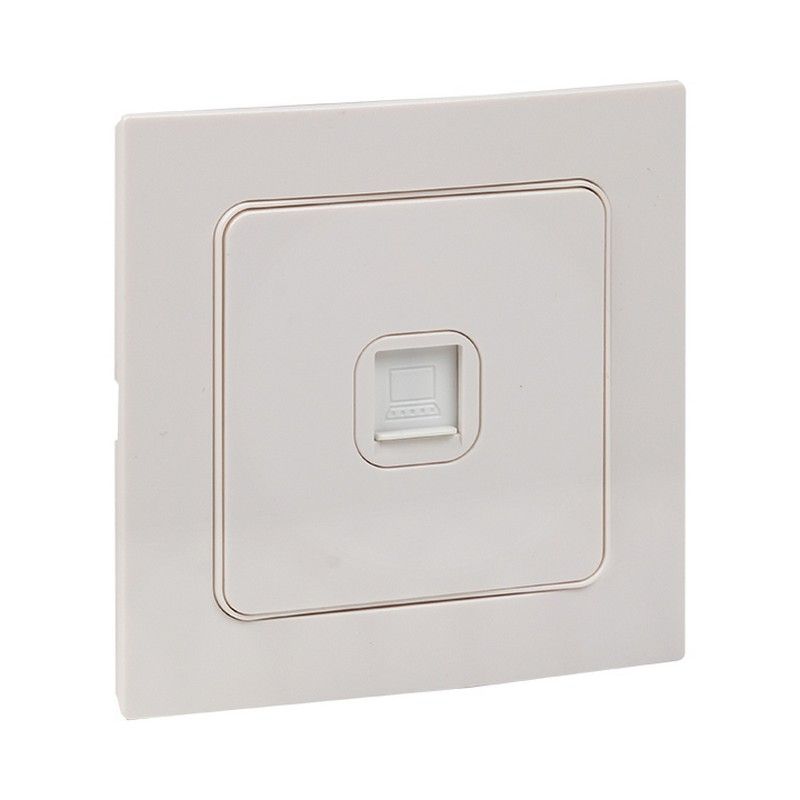 EKF Стокгольм белый Розетка RJ-45 EKF PROxima Стокгольм Белый  EYK01-035-10