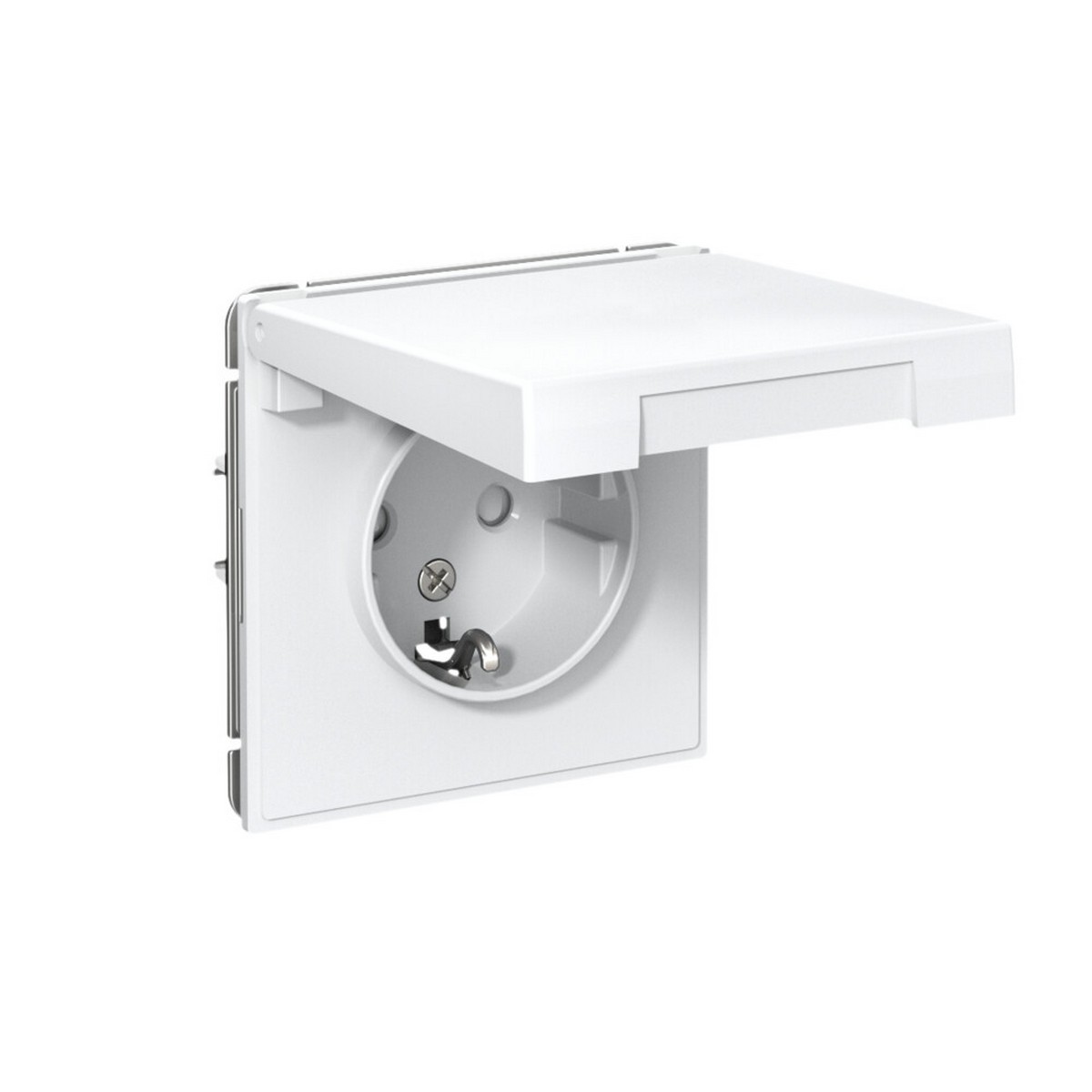 ArtGallery Лотос Розетка Systeme Electric ArtGallery Лотос с заземл. со шторк. с крышкой 16А IP20 GAL001346