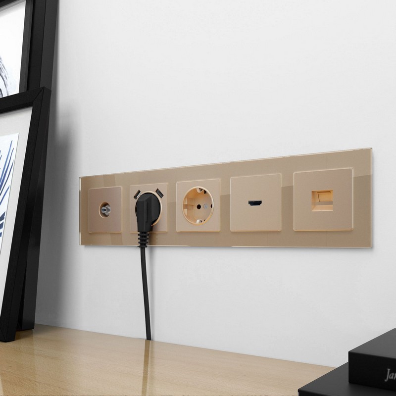 Werkel Шампань механизмы Накладка Werkel для USB розетки (шампань) W1179511