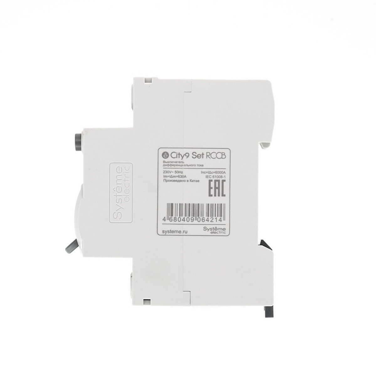 Systeme Electric Выключатель дифференциального тока SE City9 Set (ВДТ) 63А 2P 300мА Тип-AC 230В C9R66263 