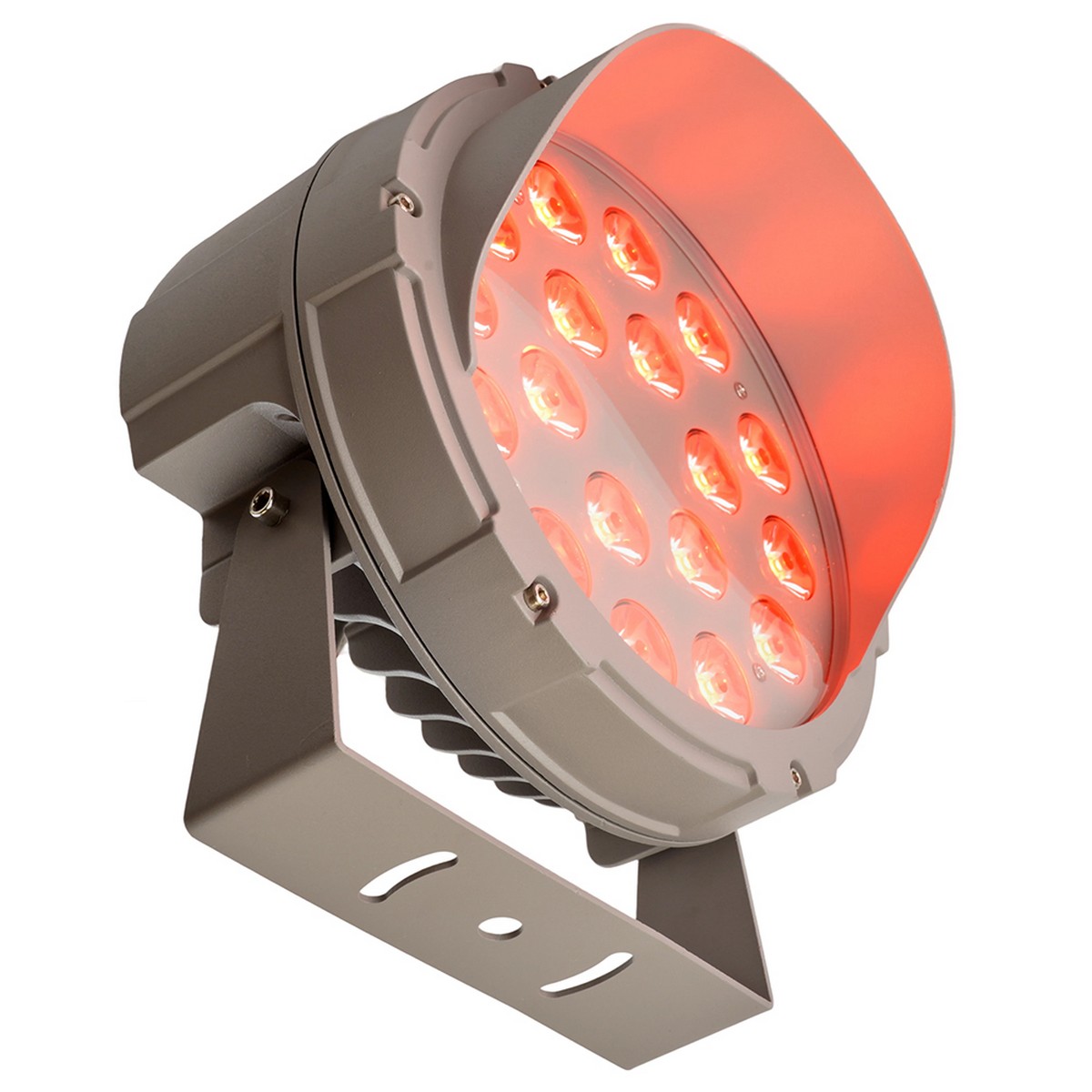 Светодиодные ландшафтные светильники Светодиодный светильник Feron ландшафтно-архитектурный LL-702 24W красный IP65 51792 