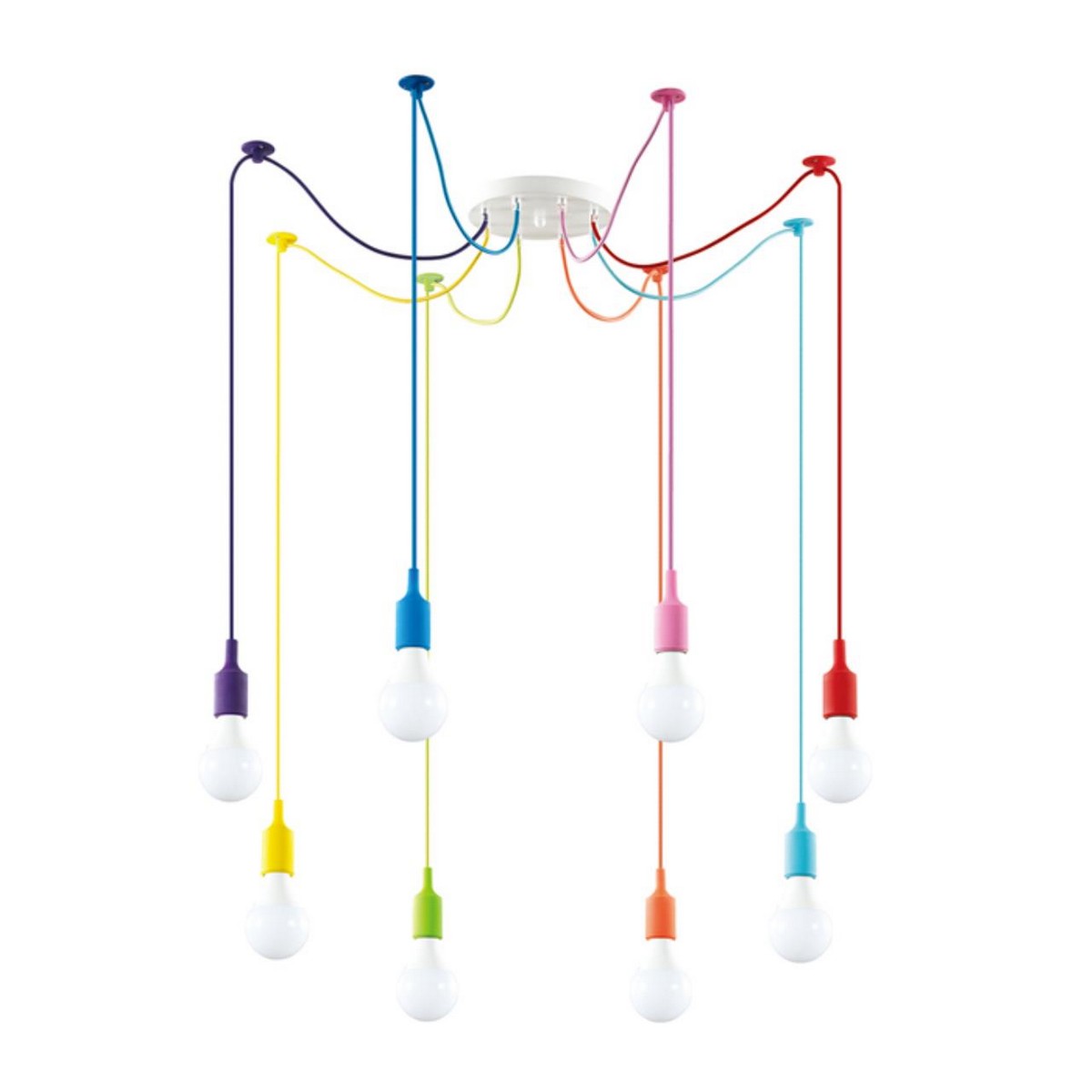 Подвесные светодиодные светильники Светильник подвесной "паук" LUMION 3719/8 LOTTE 