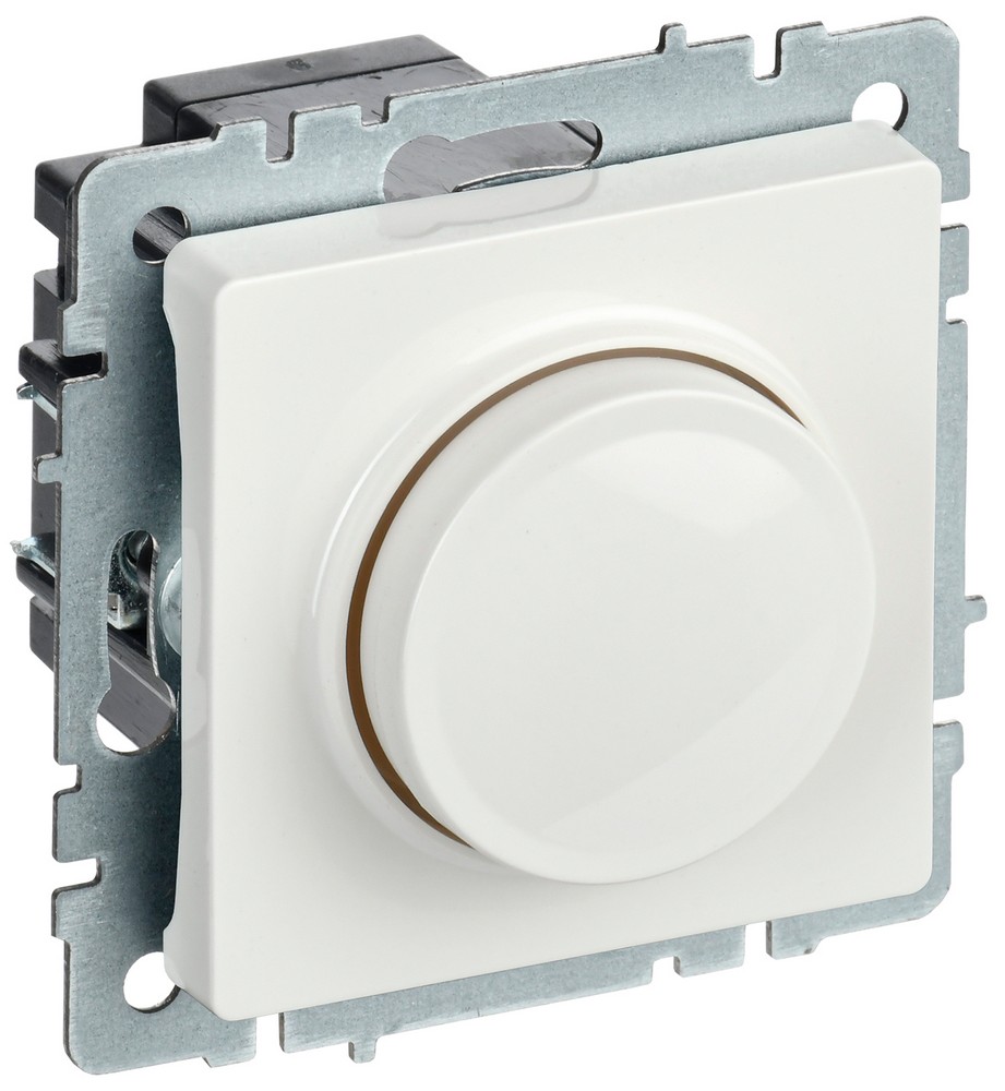 IEK Brite Белый Светорегулятор IEK BRITE BASE Белый пов-наж. 600Вт СС10-1-0-БрБ BR-D20-0600-K01